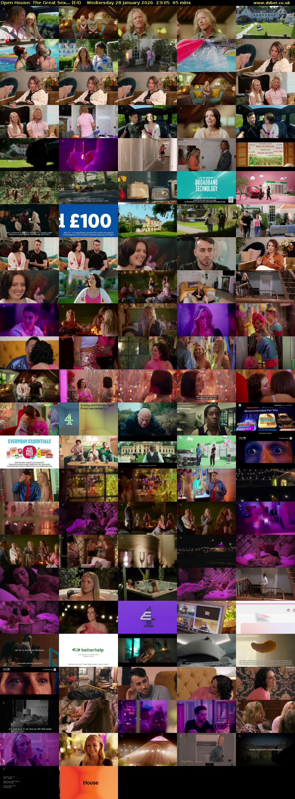 Open House: The Great Sex... (E4) Wednesday 28 January 2026 23:05 - 00:10