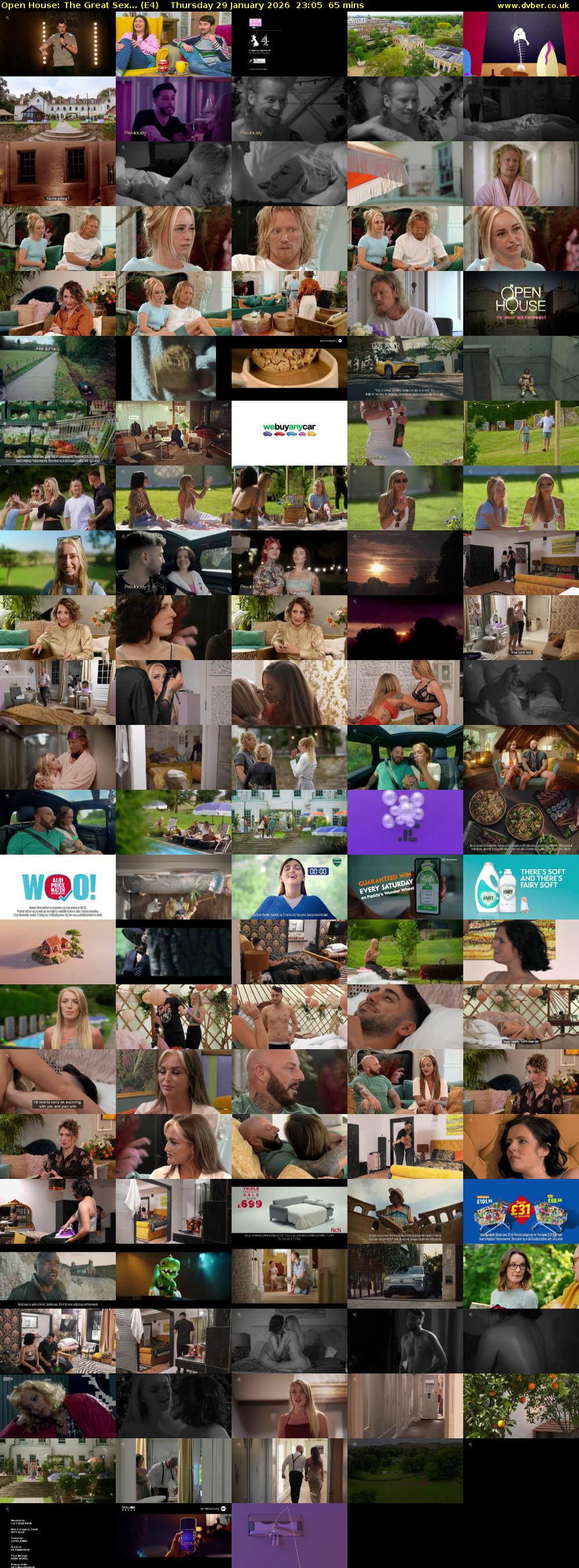 Open House: The Great Sex... (E4) Thursday 29 January 2026 23:05 - 00:10
