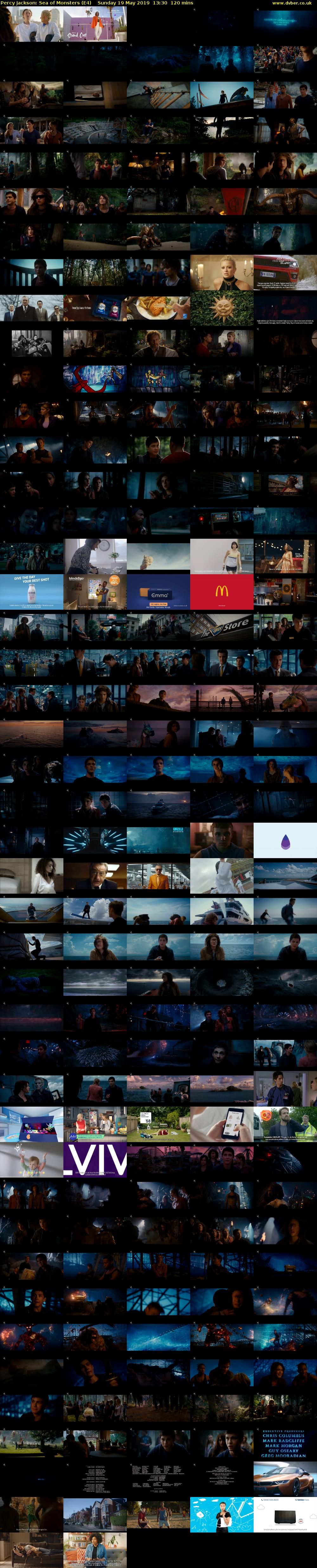 Percy Jackson: Sea of Monsters (E4) Sunday 19 May 2019 13:30 - 15:30