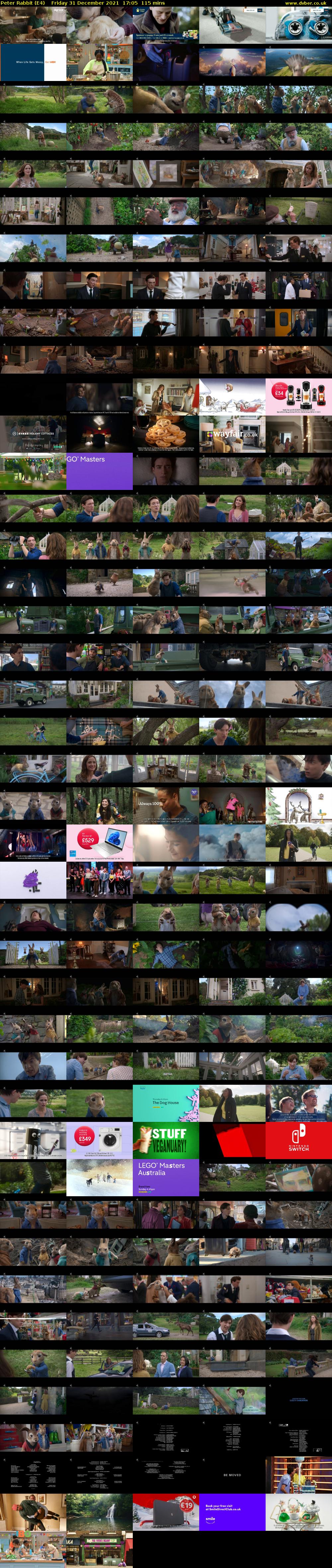 Peter Rabbit (E4) Friday 31 December 2021 17:05 - 19:00