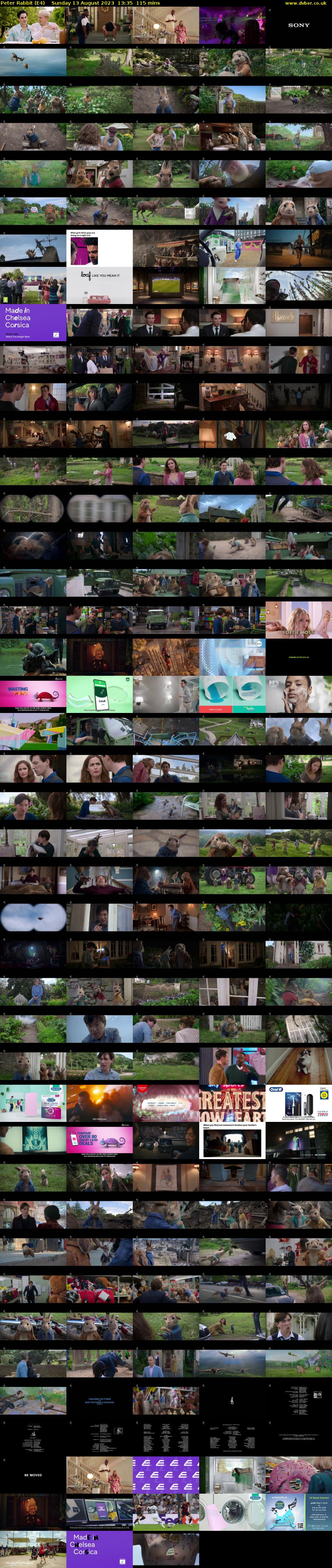Peter Rabbit (E4) Sunday 13 August 2023 13:35 - 15:30
