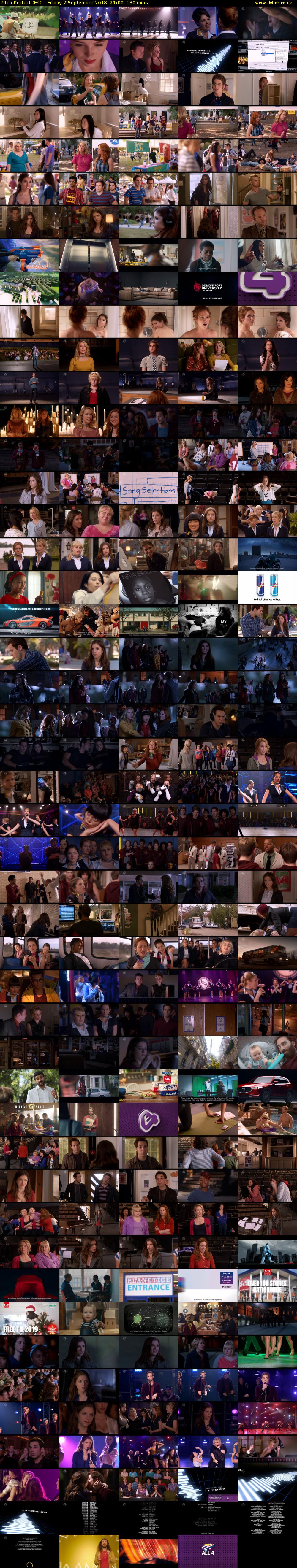 Pitch Perfect (E4) Friday 7 September 2018 21:00 - 23:10