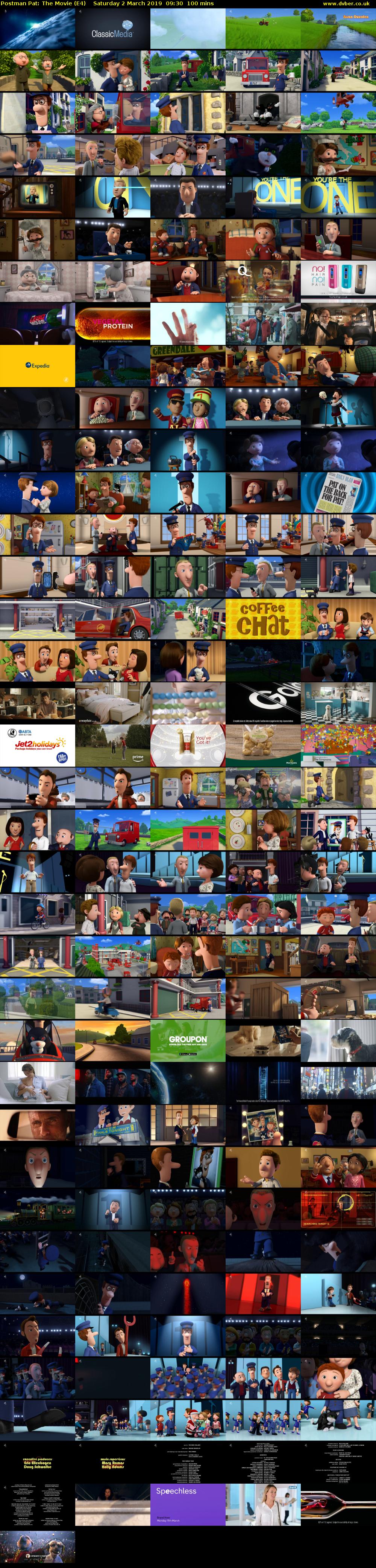 Postman Pat: The Movie (E4) Saturday 2 March 2019 09:30 - 11:10