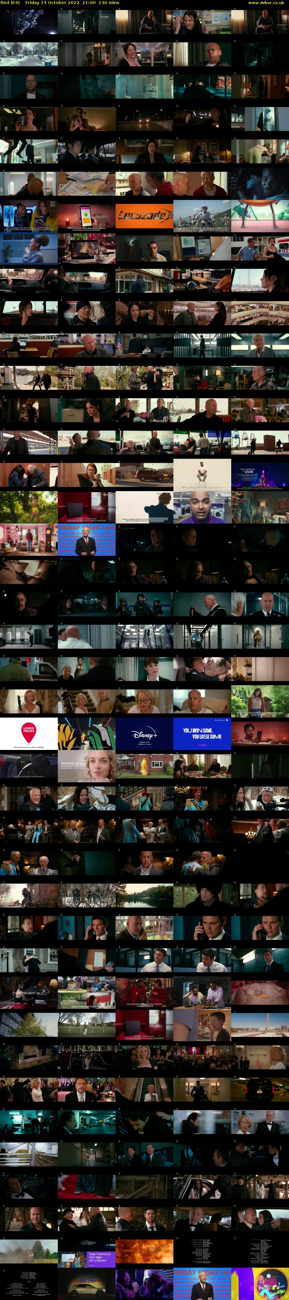 RED (E4) Friday 14 October 2022 21:00 - 23:10