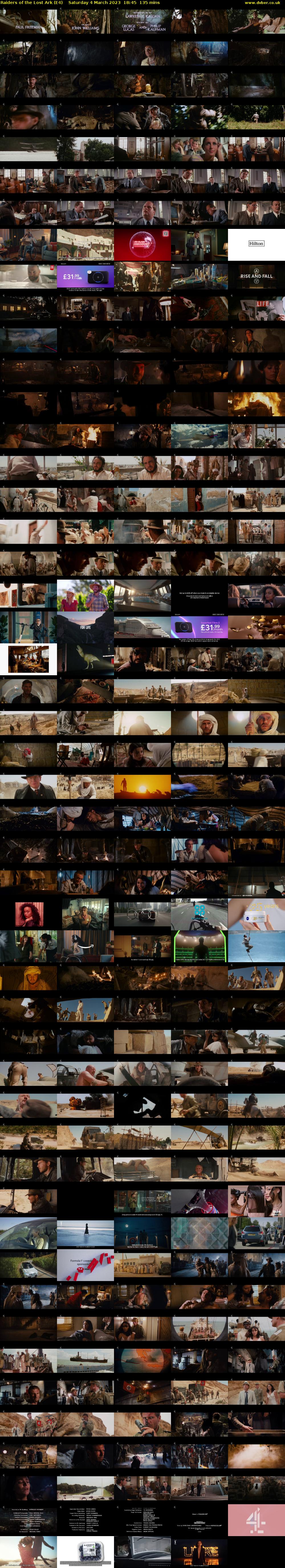 Raiders of the Lost Ark (E4) Saturday 4 March 2023 18:45 - 21:00