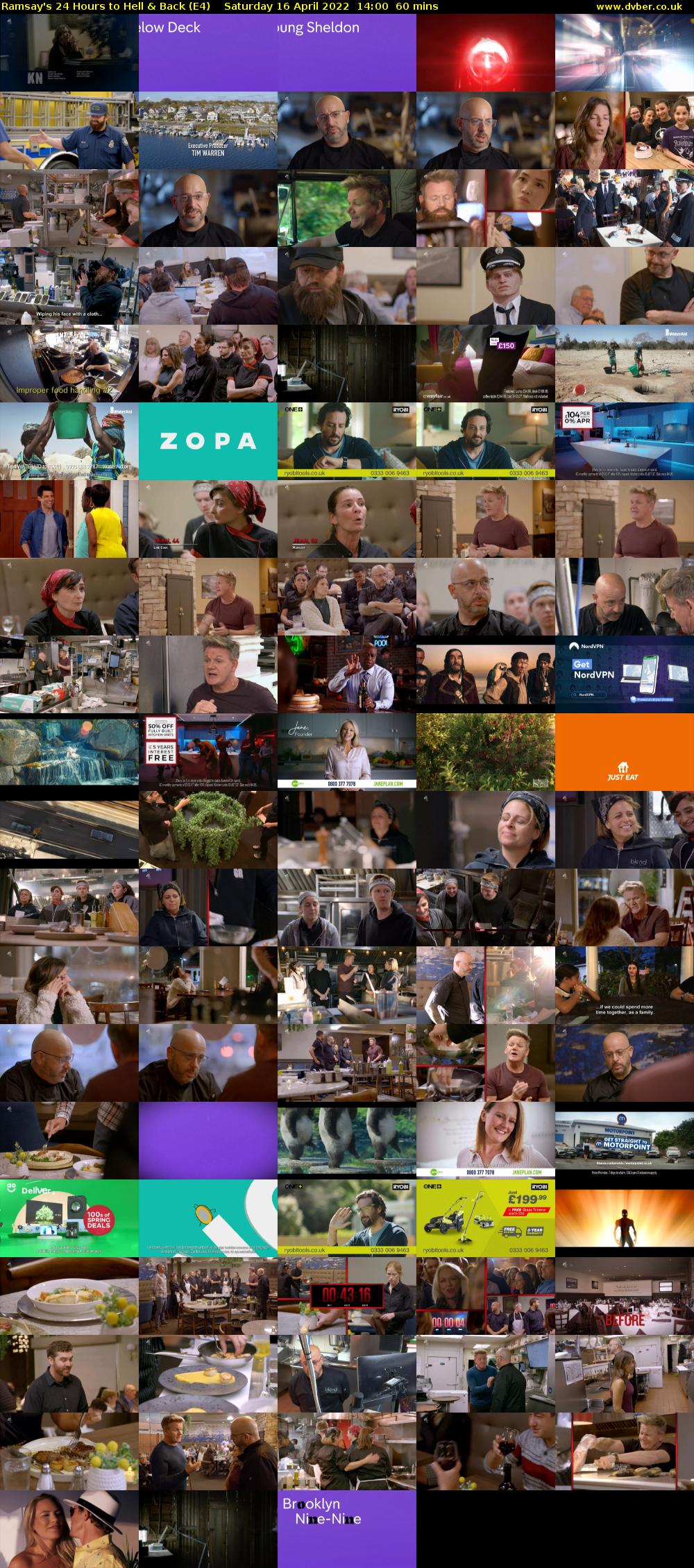 Ramsay's 24 Hours to Hell & Back (E4) Saturday 16 April 2022 14:00 - 15:00