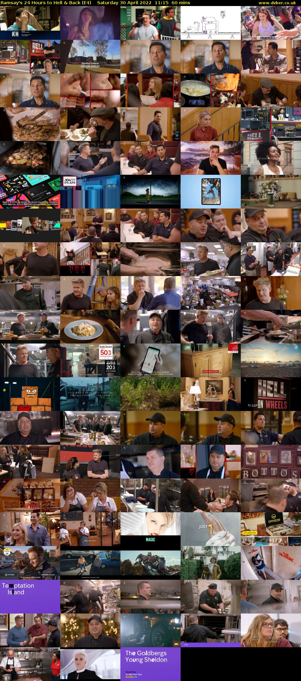 Ramsay's 24 Hours to Hell & Back (E4) Saturday 30 April 2022 11:15 - 12:15