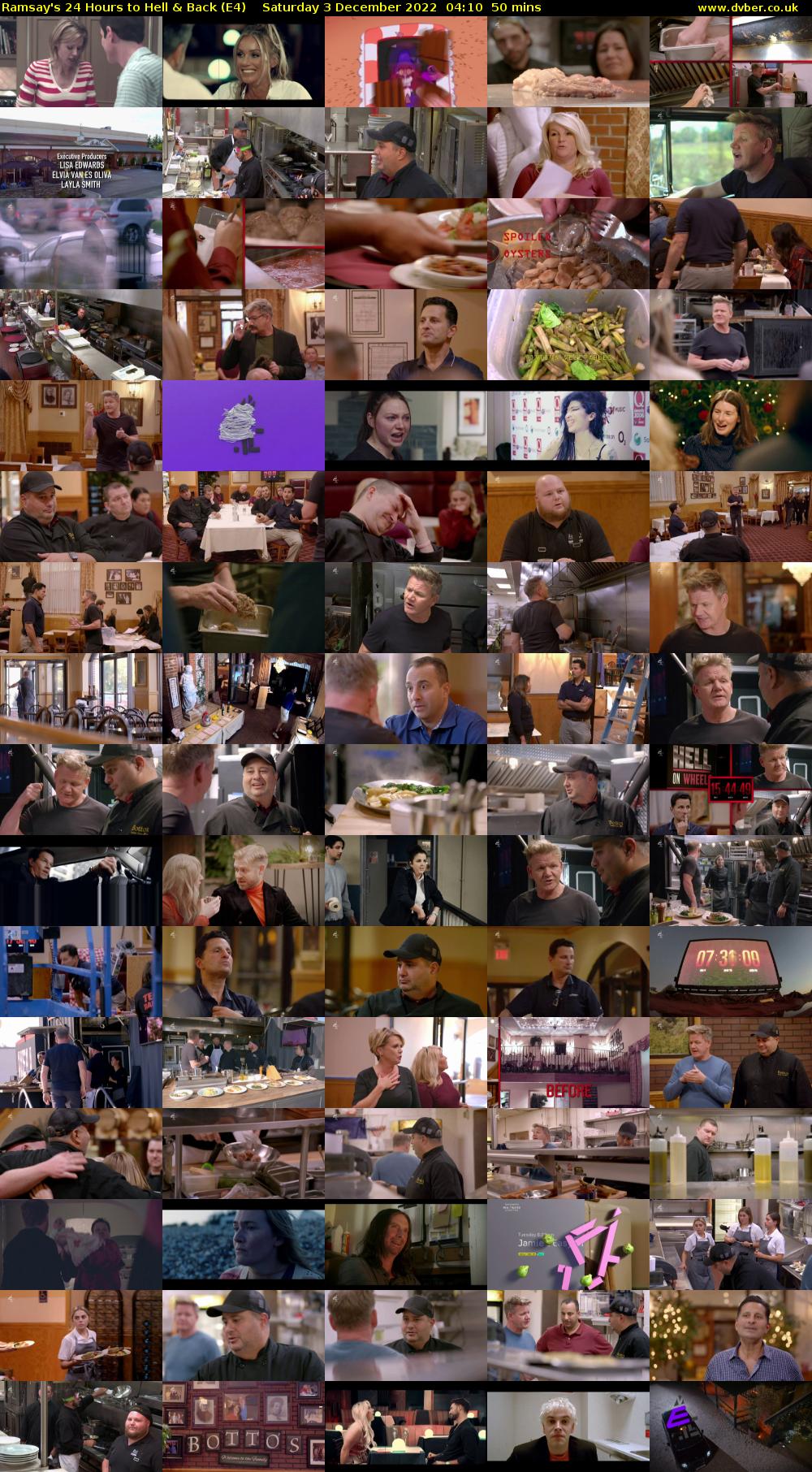 Ramsay's 24 Hours to Hell & Back (E4) Saturday 3 December 2022 04:10 - 05:00