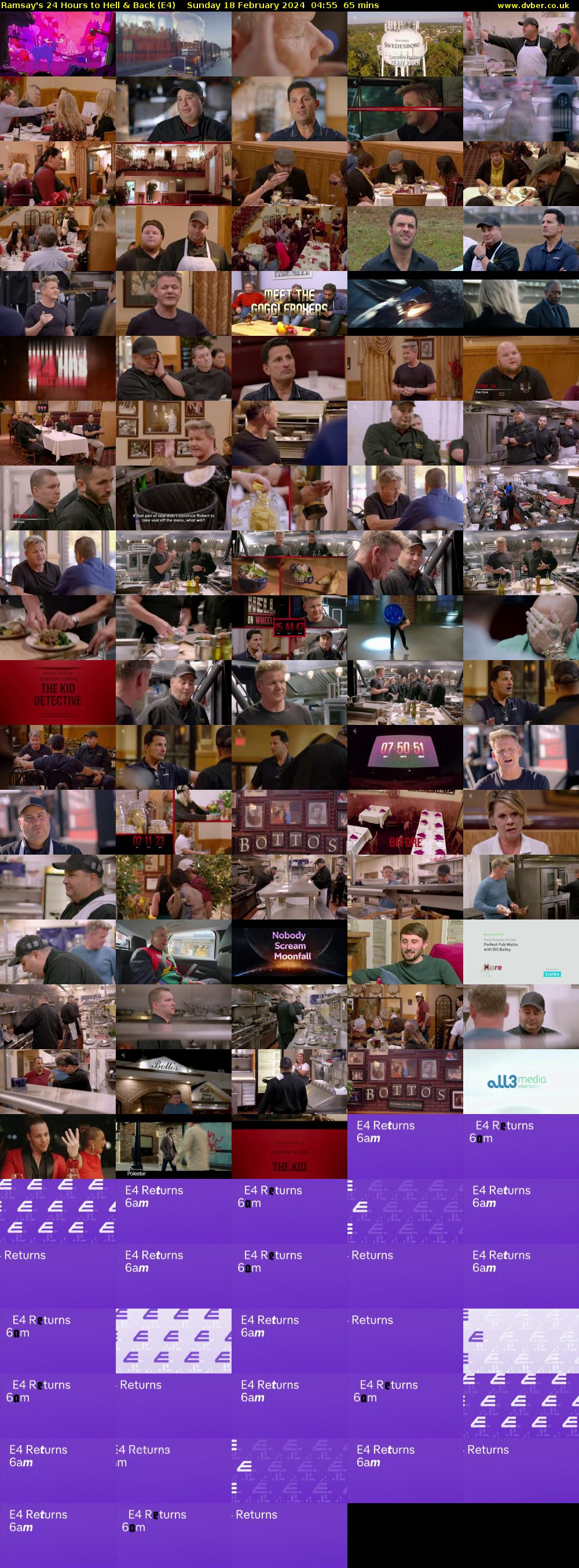 Ramsay's 24 Hours to Hell & Back (E4) Sunday 18 February 2024 04:55 - 06:00