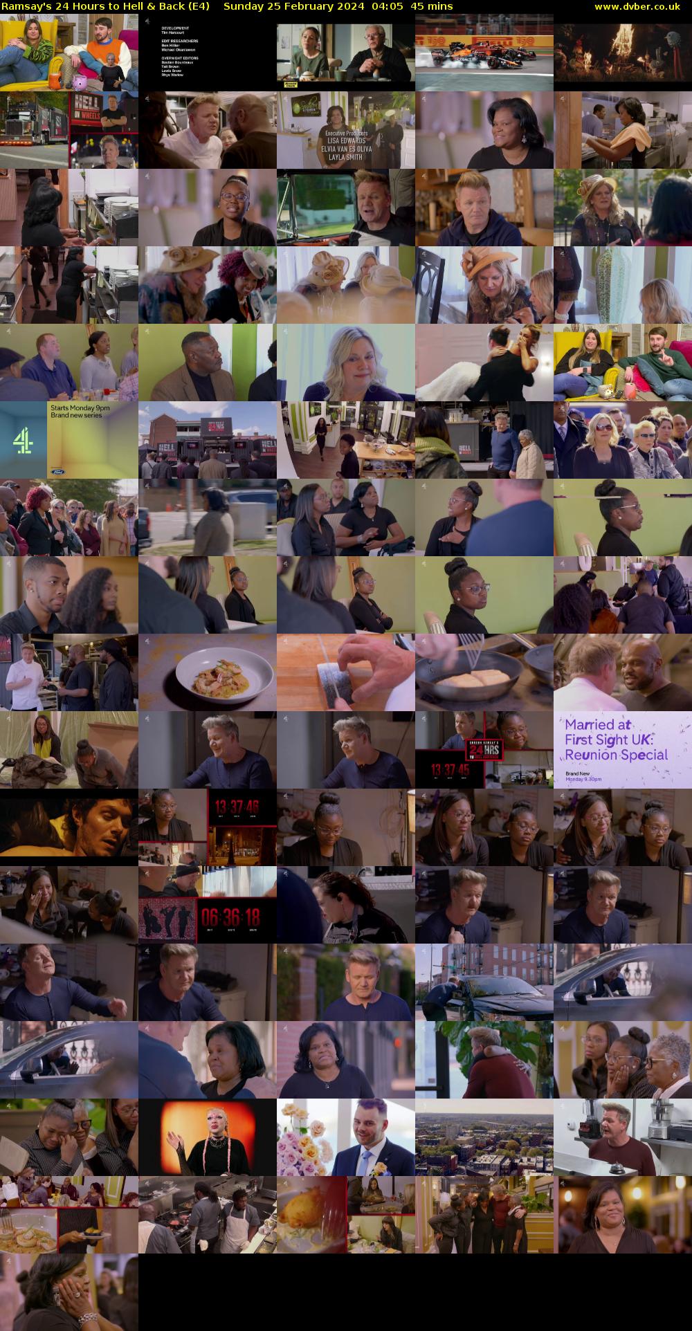 Ramsay's 24 Hours to Hell & Back (E4) Sunday 25 February 2024 04:05 - 04:50
