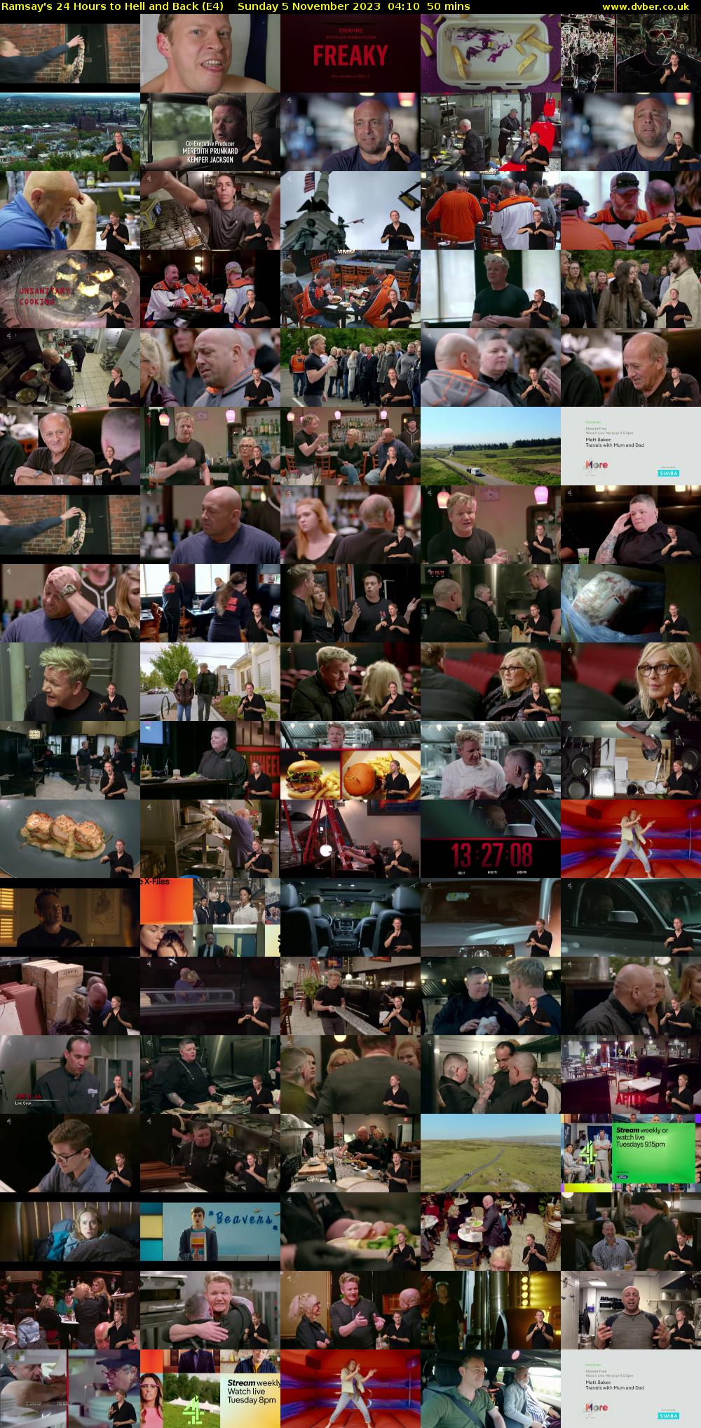 Ramsay's 24 Hours to Hell and Back (E4) Sunday 5 November 2023 04:10 - 05:00