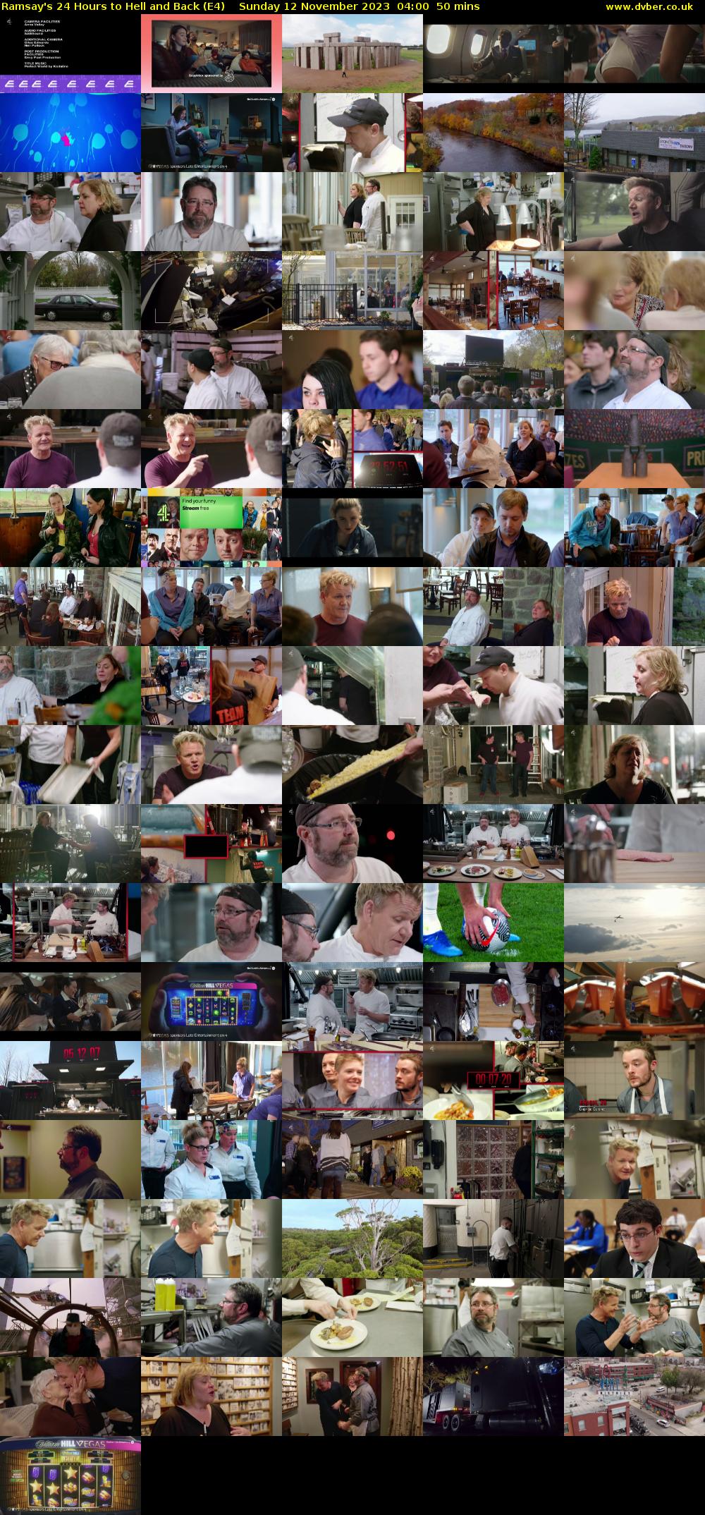 Ramsay's 24 Hours to Hell and Back (E4) Sunday 12 November 2023 04:00 - 04:50