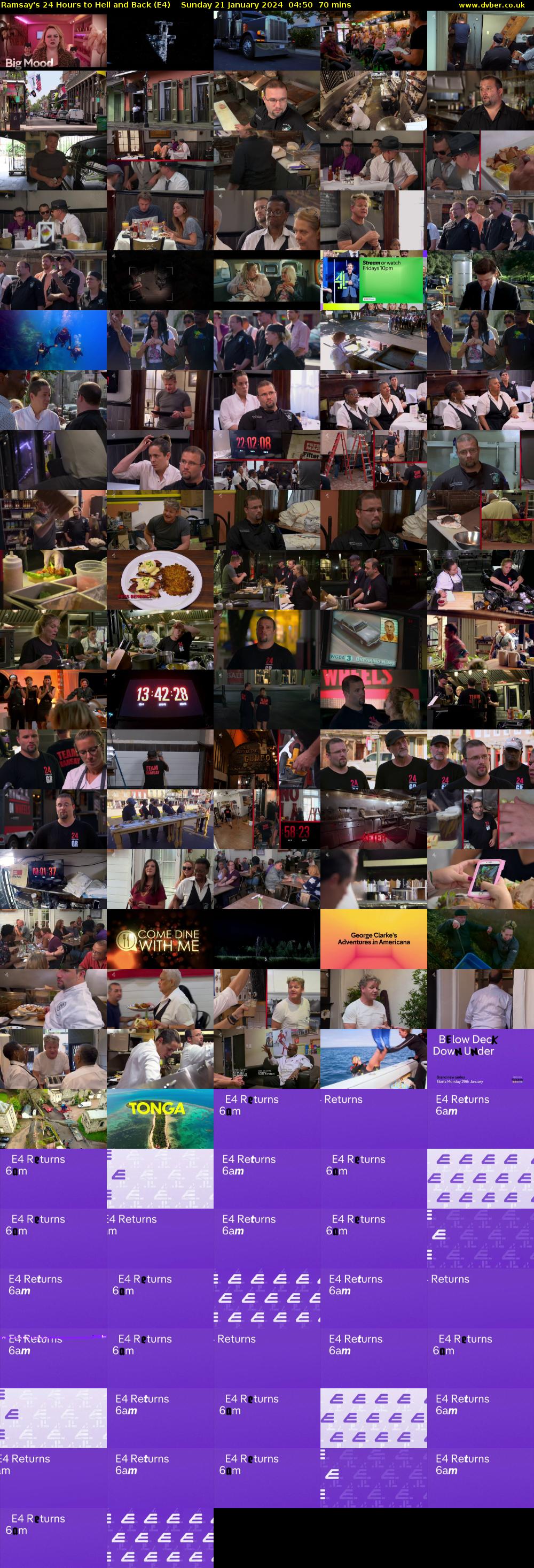 Ramsay's 24 Hours to Hell and Back (E4) Sunday 21 January 2024 04:50 - 06:00