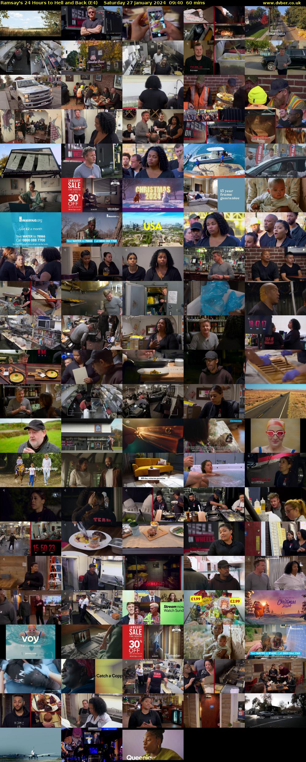 Ramsay's 24 Hours to Hell and Back (E4) Saturday 27 January 2024 09:40 - 10:40