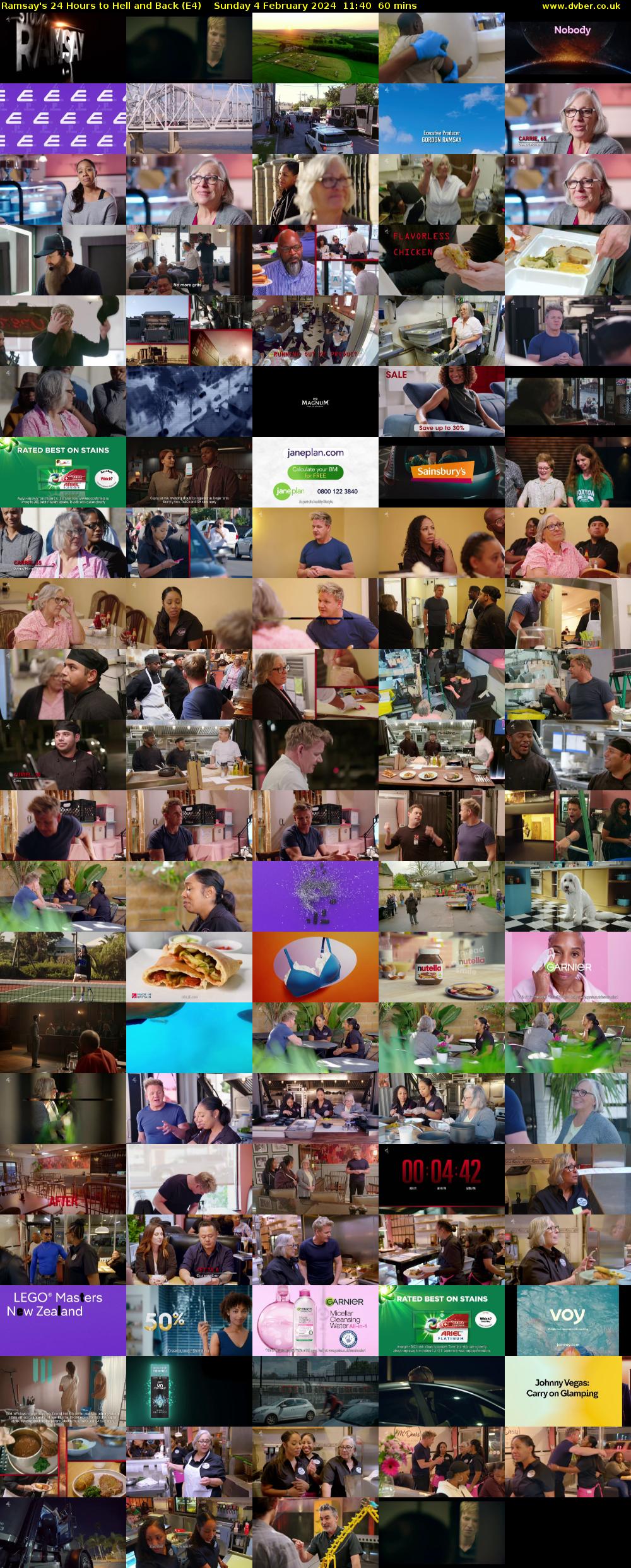Ramsay's 24 Hours to Hell and Back (E4) Sunday 4 February 2024 11:40 - 12:40