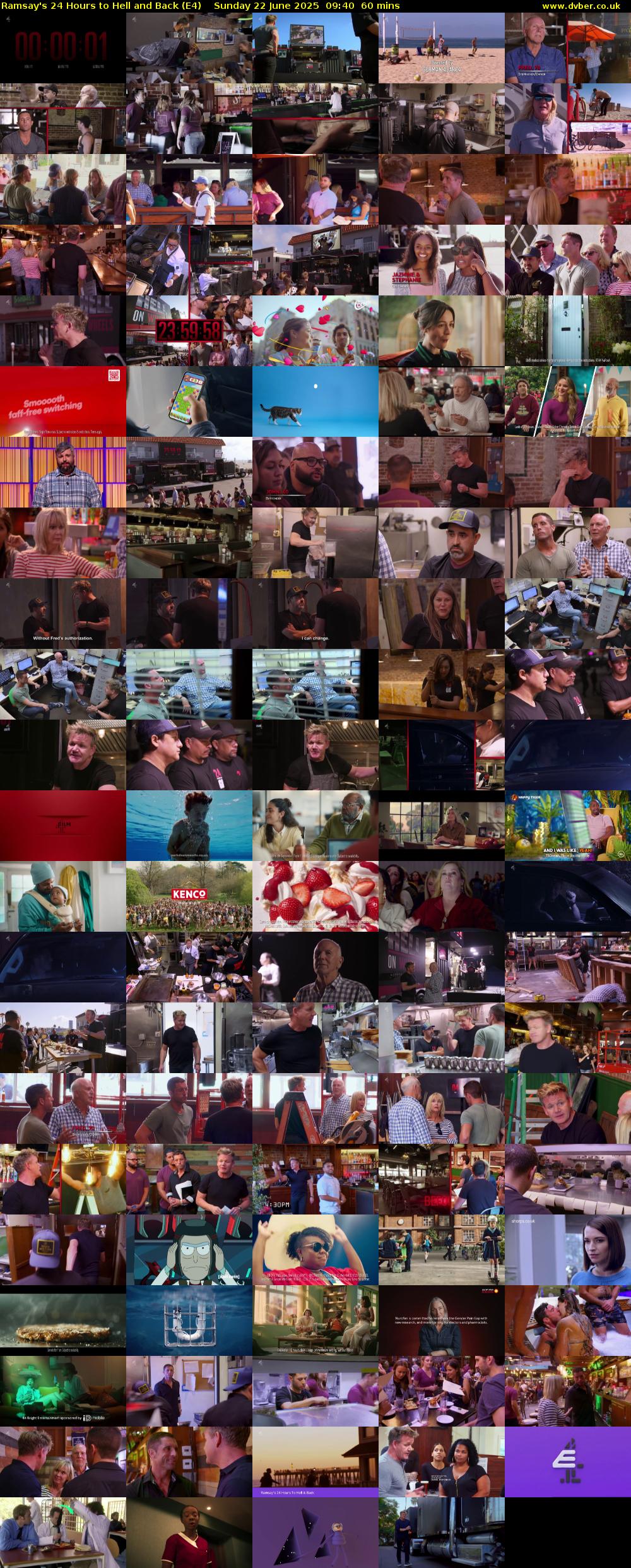 Ramsay's 24 Hours to Hell and Back (E4) Sunday 22 June 2025 09:40 - 10:40