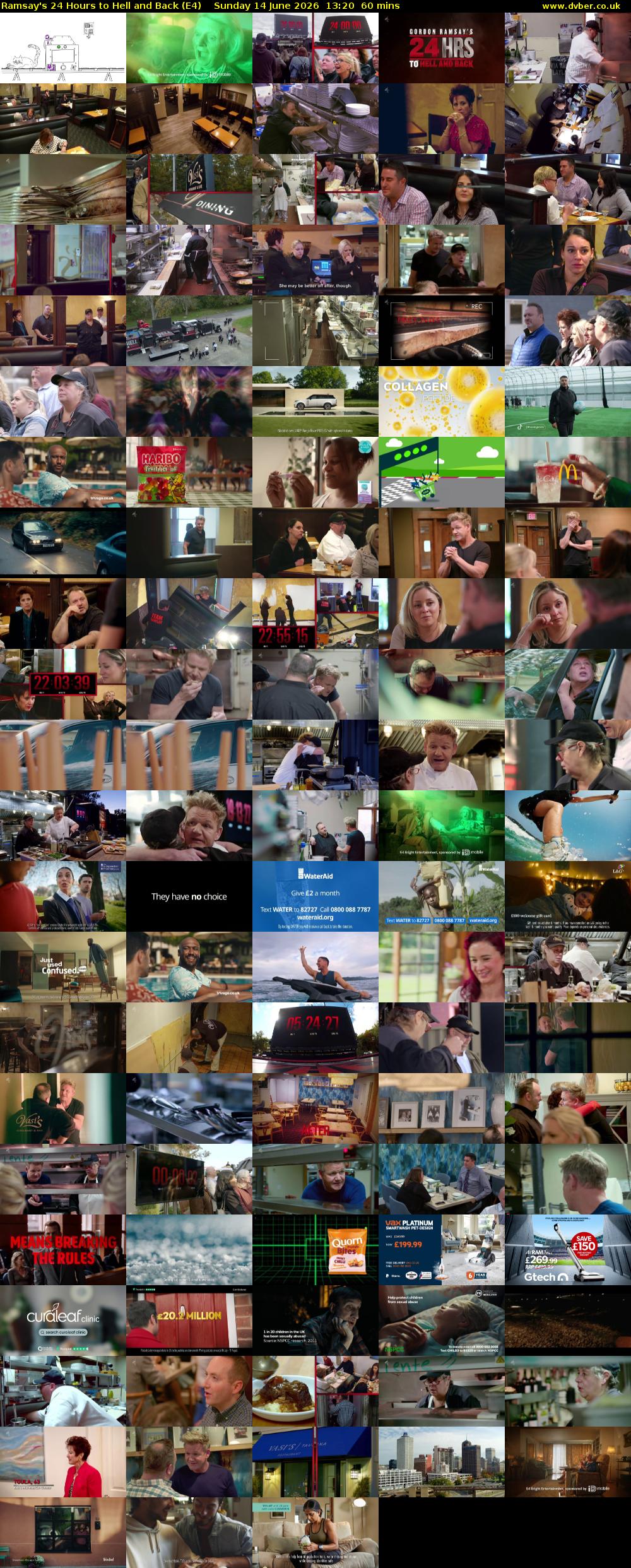 Ramsay's 24 Hours to Hell and Back (E4) Sunday 14 June 2026 13:20 - 14:20