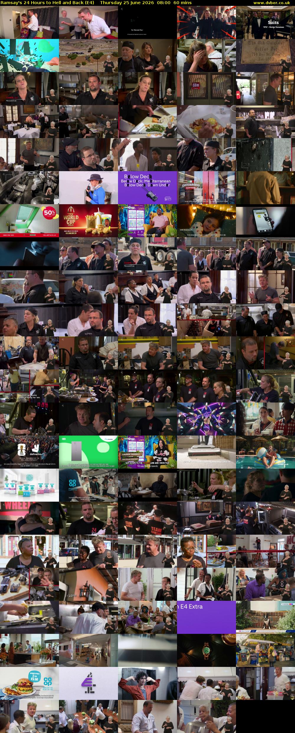 Ramsay's 24 Hours to Hell and Back (E4) Thursday 25 June 2026 08:00 - 09:00