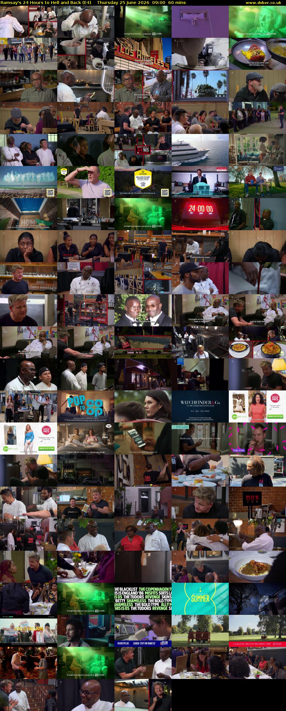 Ramsay's 24 Hours to Hell and Back (E4) Thursday 25 June 2026 09:00 - 10:00