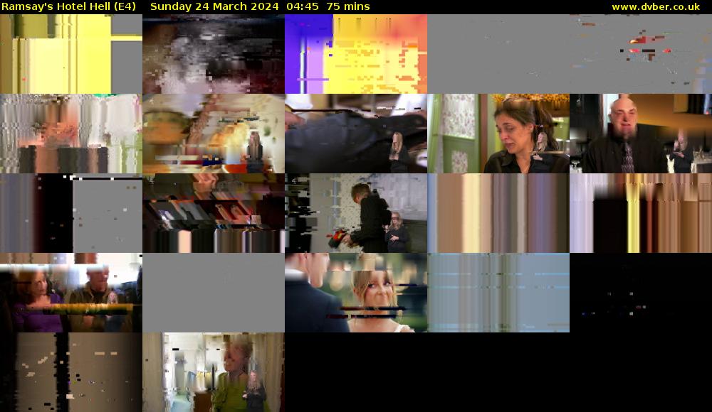 Ramsay's Hotel Hell (E4) Sunday 24 March 2024 04:45 - 06:00
