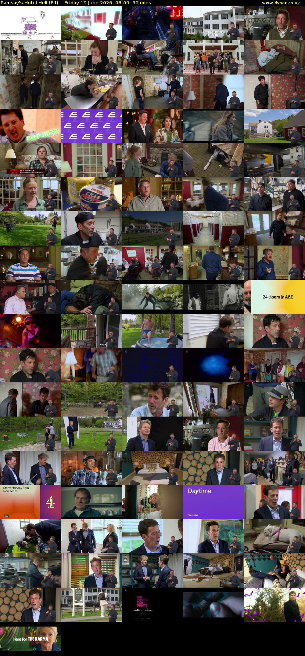 Ramsay's Hotel Hell (E4) Friday 19 June 2026 03:00 - 03:50