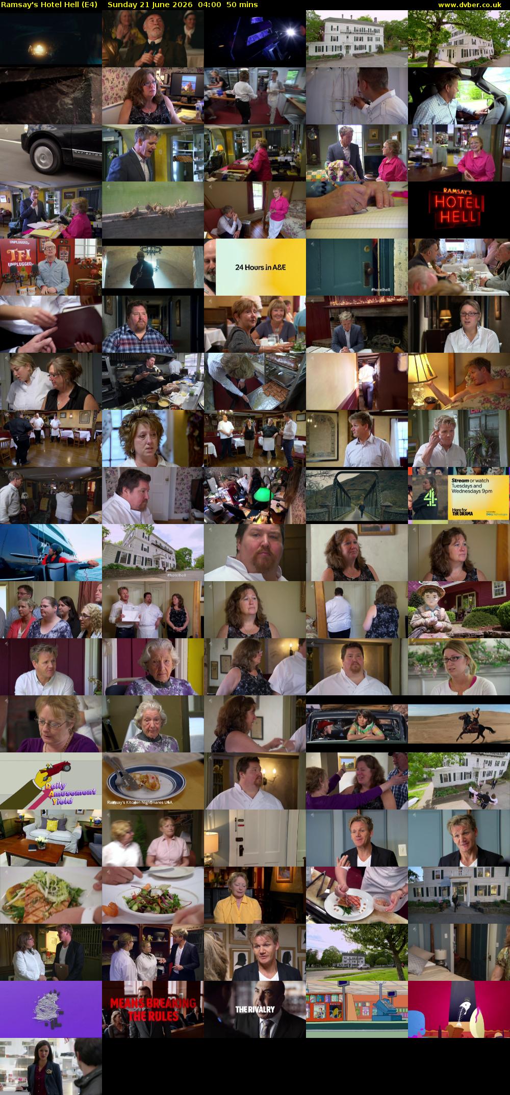 Ramsay's Hotel Hell (E4) Sunday 21 June 2026 04:00 - 04:50
