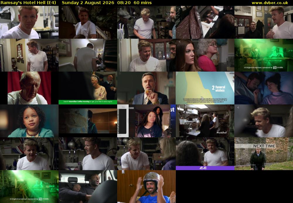 Ramsay's Hotel Hell (E4) Sunday 2 August 2026 08:20 - 09:20
