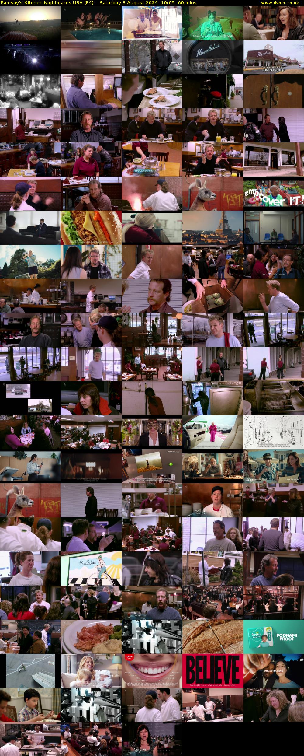 Ramsay's Kitchen Nightmares USA (E4) Saturday 3 August 2024 10:05 - 11:05