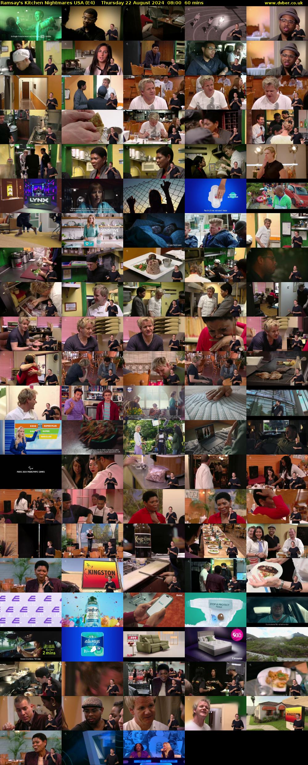Ramsay's Kitchen Nightmares USA (E4) Thursday 22 August 2024 08:00 - 09:00