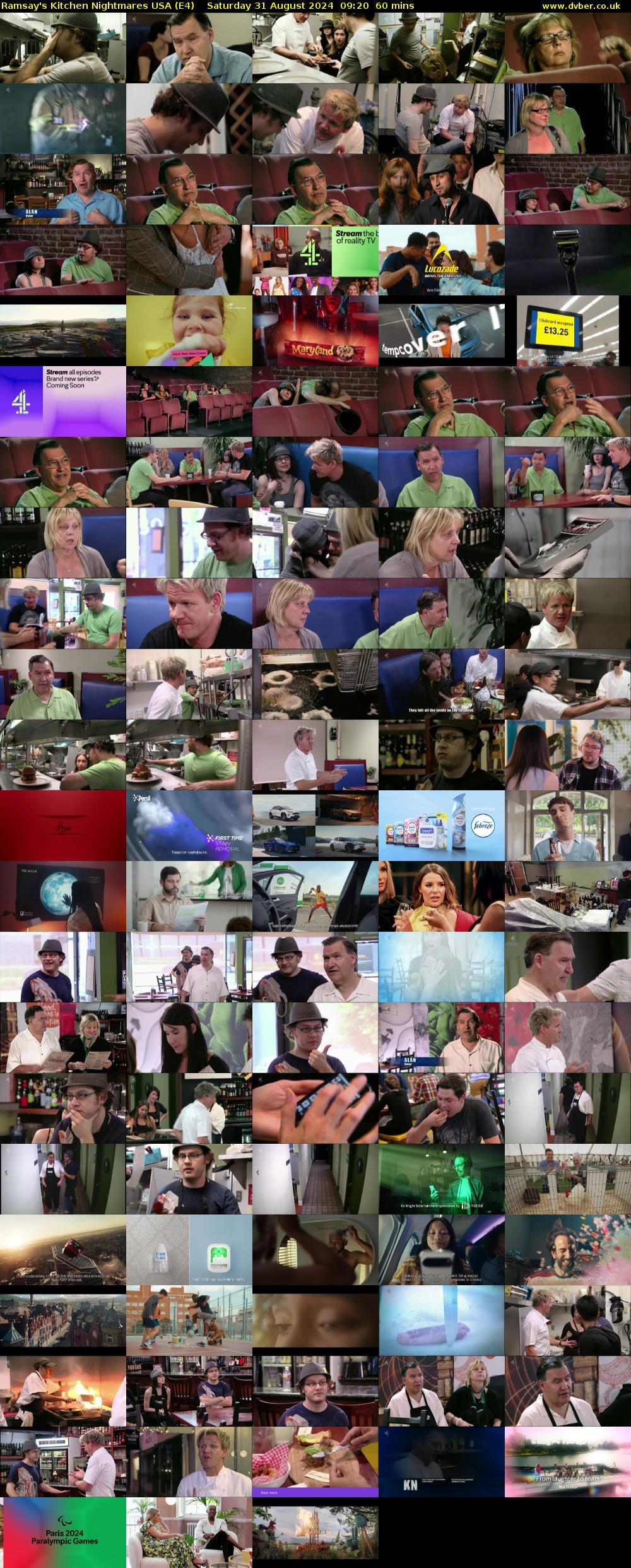 Ramsay's Kitchen Nightmares USA (E4) Saturday 31 August 2024 09:20 - 10:20