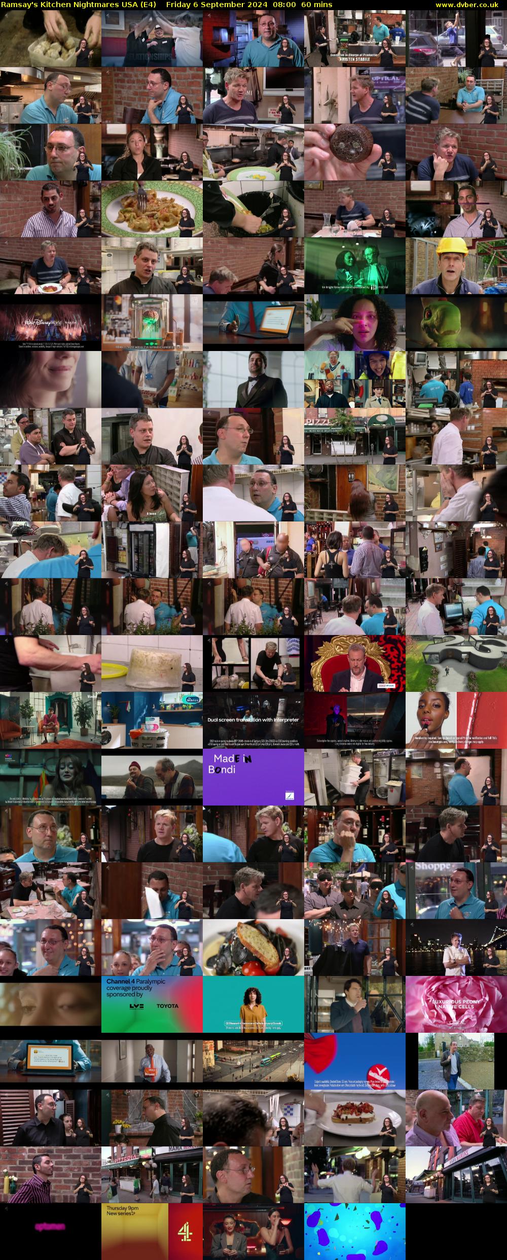 Ramsay's Kitchen Nightmares USA (E4) Friday 6 September 2024 08:00 - 09:00