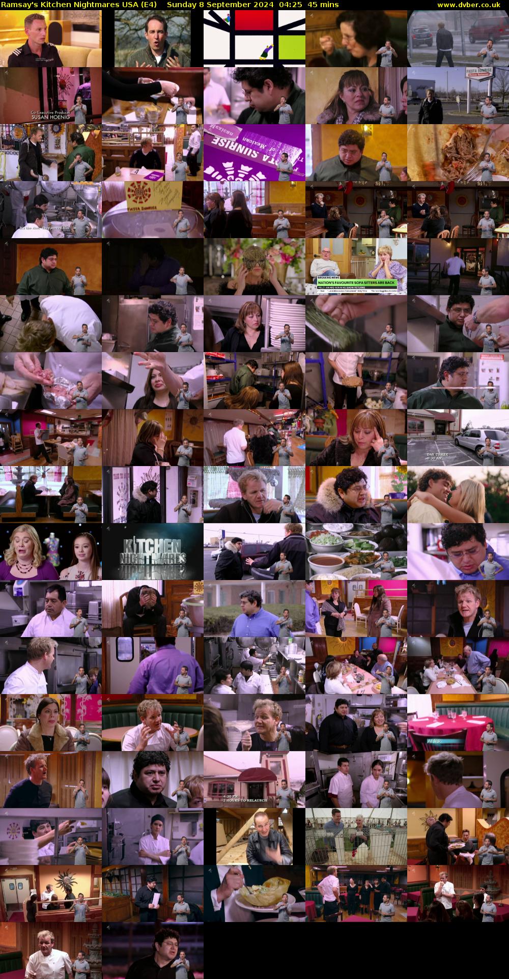 Ramsay's Kitchen Nightmares USA (E4) Sunday 8 September 2024 04:25 - 05:10
