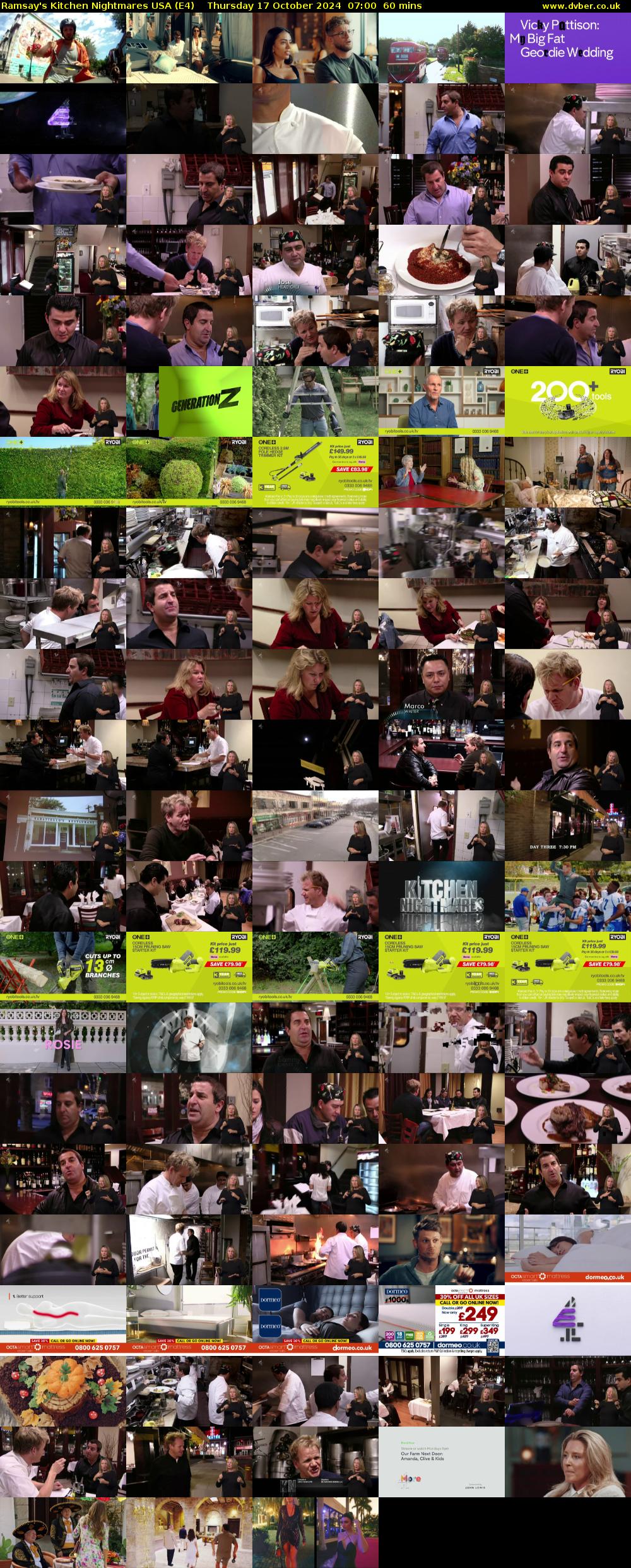 Ramsay's Kitchen Nightmares USA (E4) Thursday 17 October 2024 07:00 - 08:00