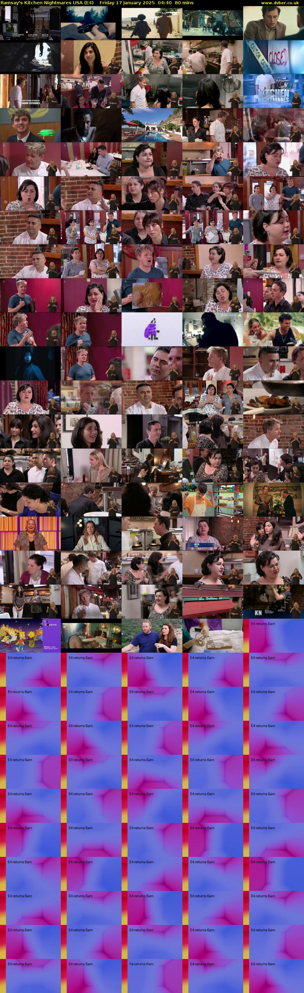 Ramsay's Kitchen Nightmares USA (E4) Friday 17 January 2025 04:40 - 06:00