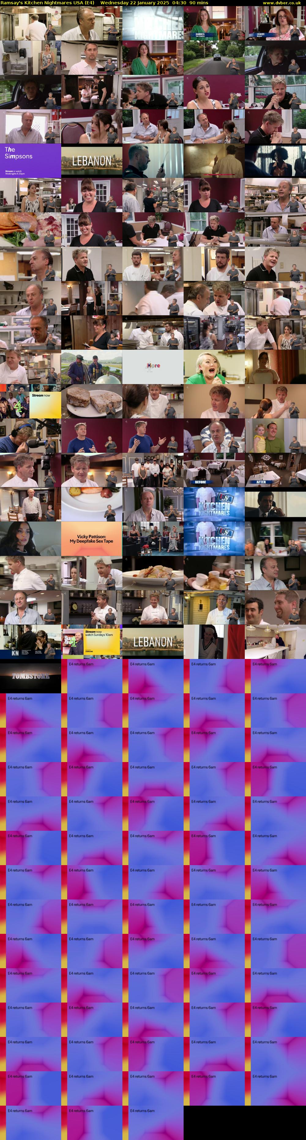 Ramsay's Kitchen Nightmares USA (E4) Wednesday 22 January 2025 04:30 - 06:00