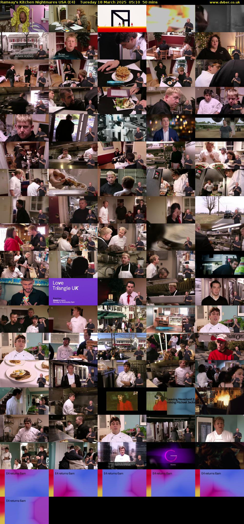 Ramsay's Kitchen Nightmares USA (E4) Tuesday 18 March 2025 05:10 - 06:00