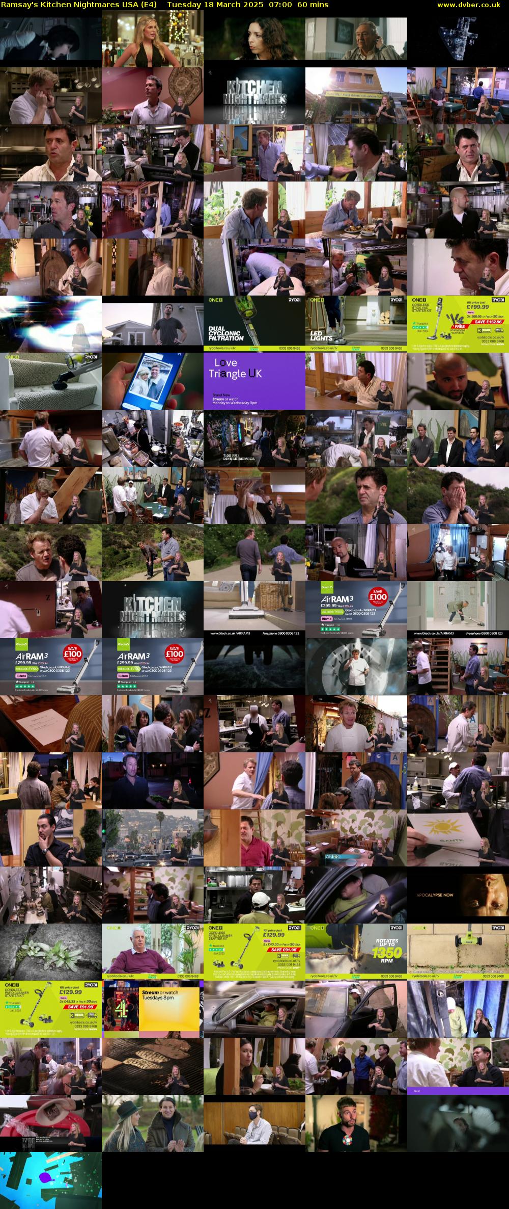 Ramsay's Kitchen Nightmares USA (E4) Tuesday 18 March 2025 07:00 - 08:00