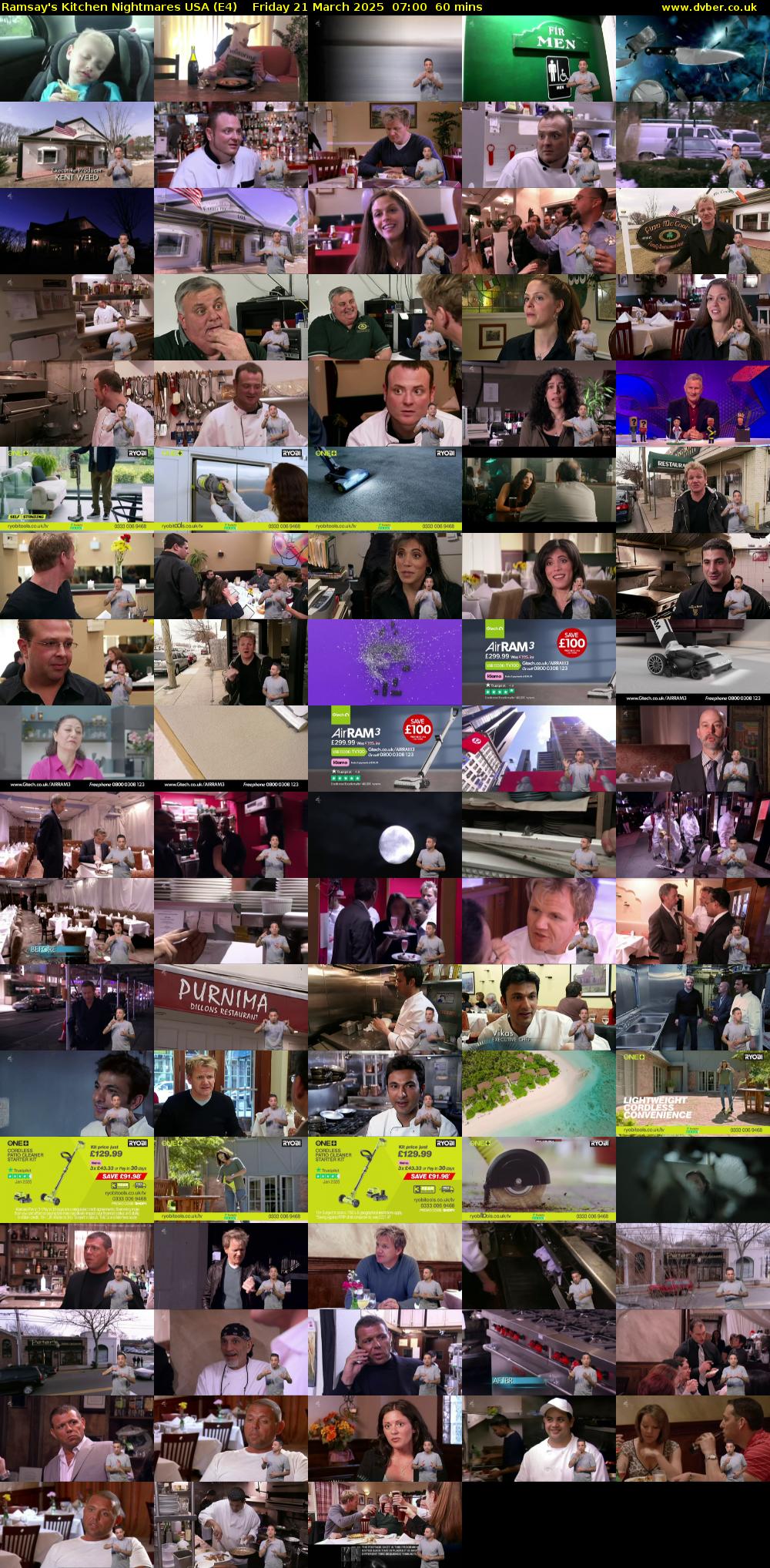 Ramsay's Kitchen Nightmares USA (E4) Friday 21 March 2025 07:00 - 08:00