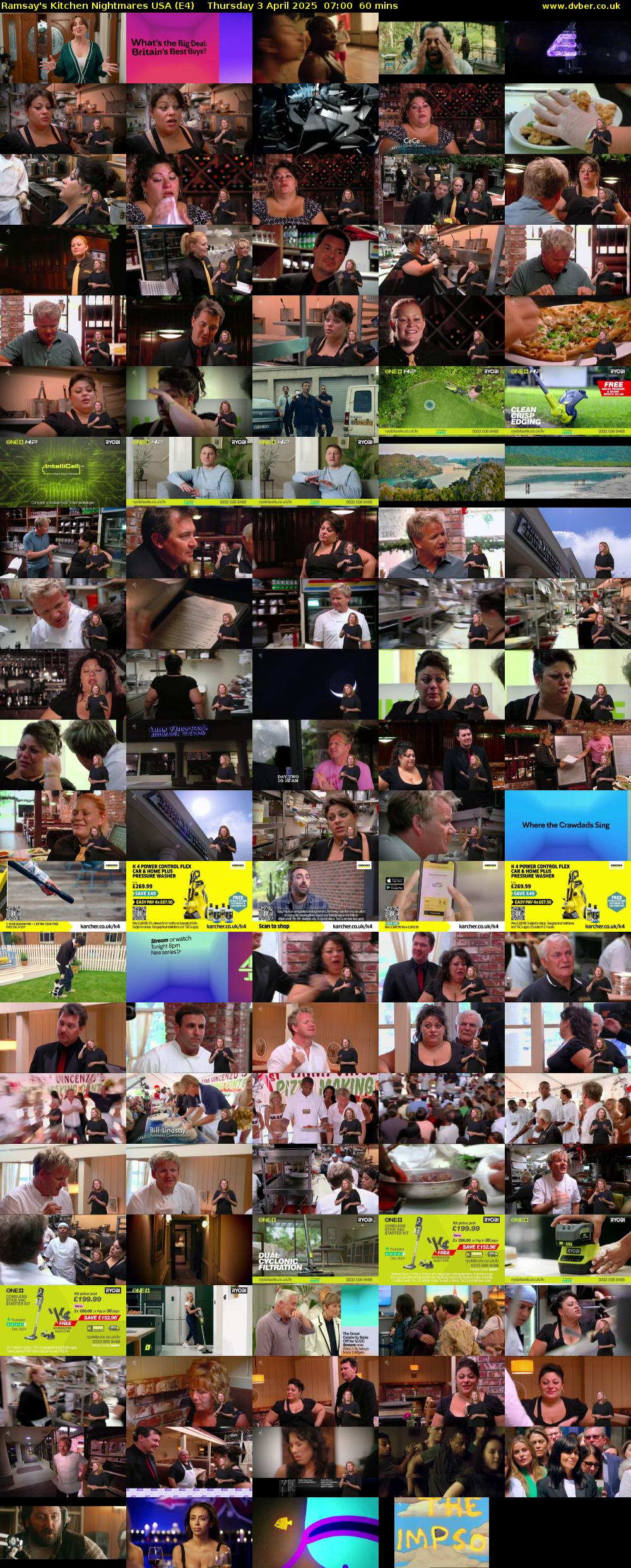 Ramsay's Kitchen Nightmares USA (E4) Thursday 3 April 2025 07:00 - 08:00
