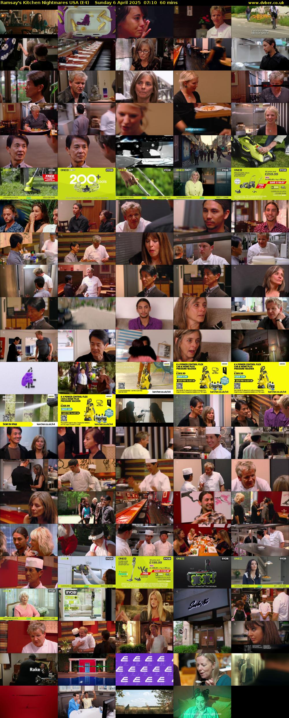 Ramsay's Kitchen Nightmares USA (E4) Sunday 6 April 2025 07:10 - 08:10