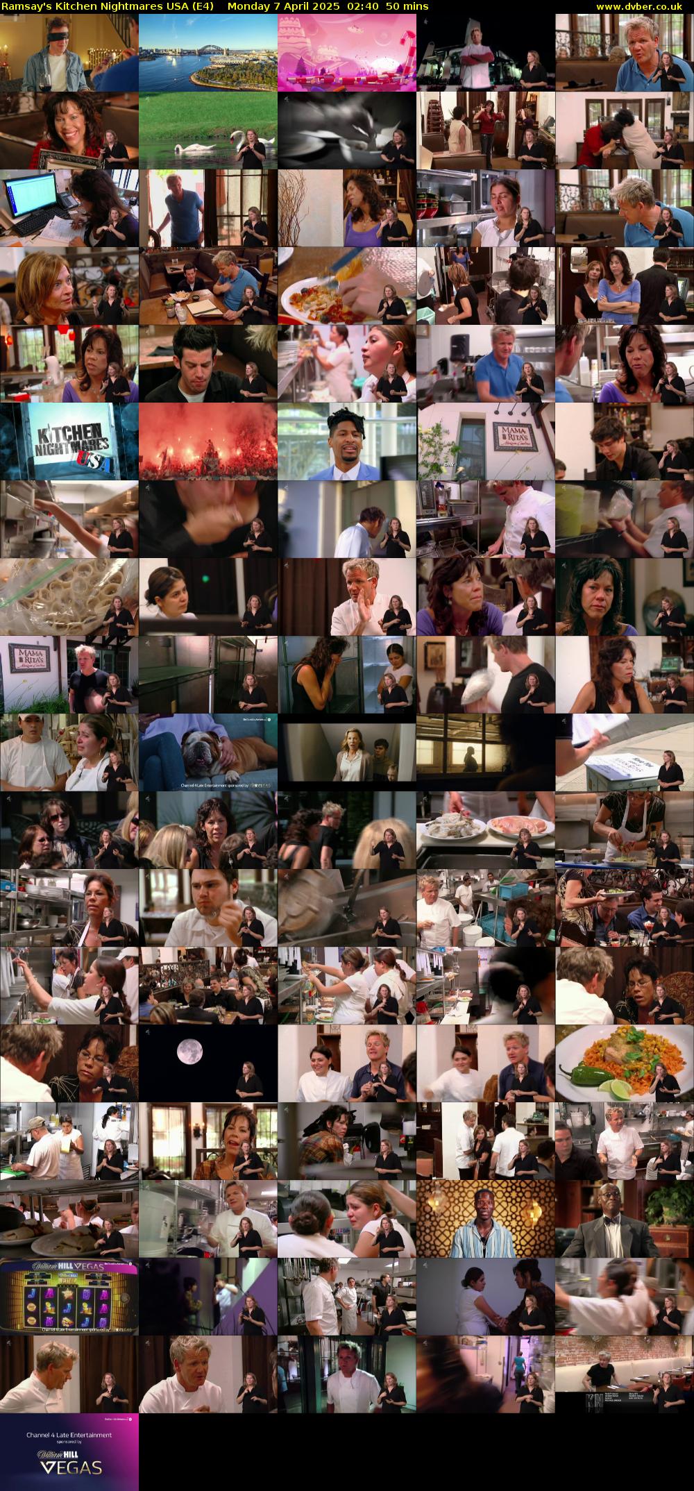 Ramsay's Kitchen Nightmares USA (E4) Monday 7 April 2025 02:40 - 03:30