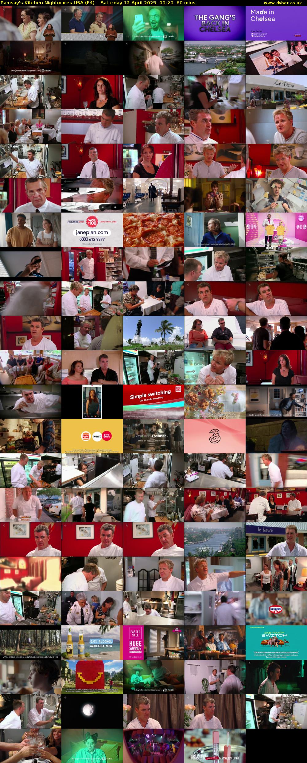 Ramsay's Kitchen Nightmares USA (E4) Saturday 12 April 2025 09:20 - 10:20