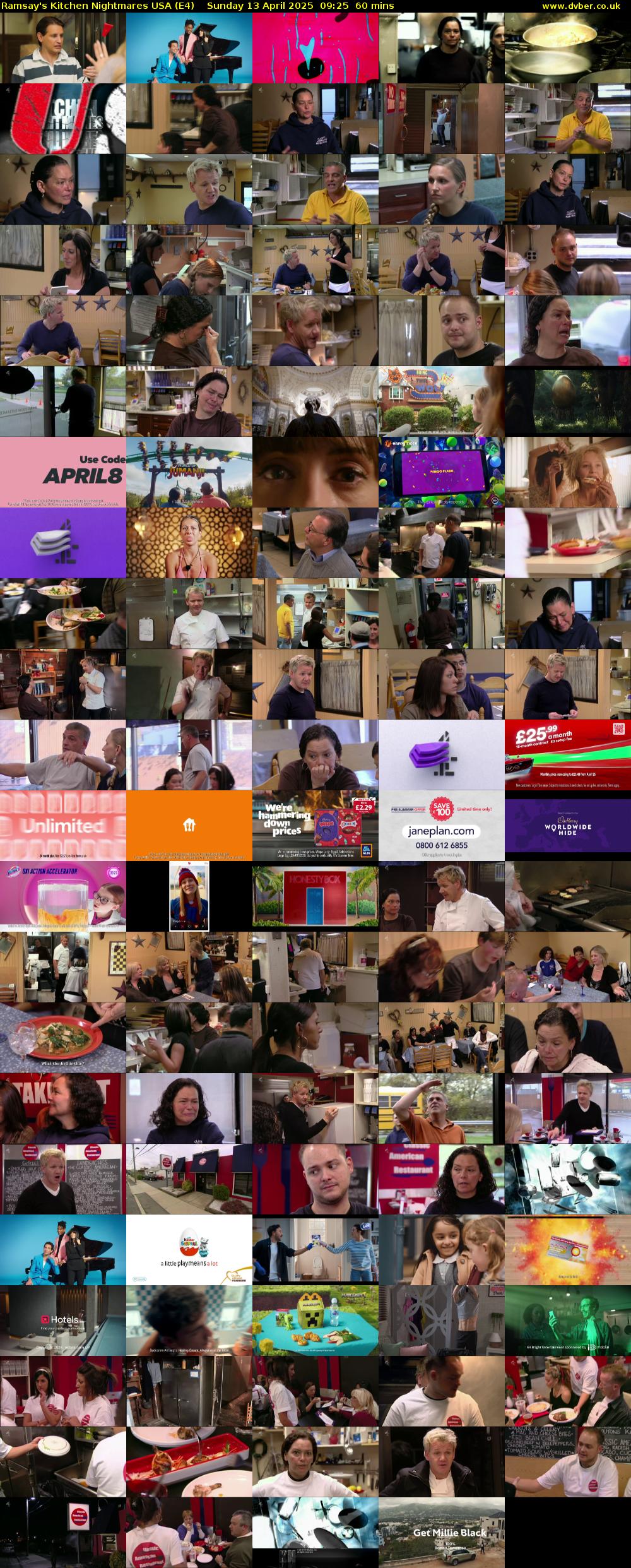 Ramsay's Kitchen Nightmares USA (E4) Sunday 13 April 2025 09:25 - 10:25