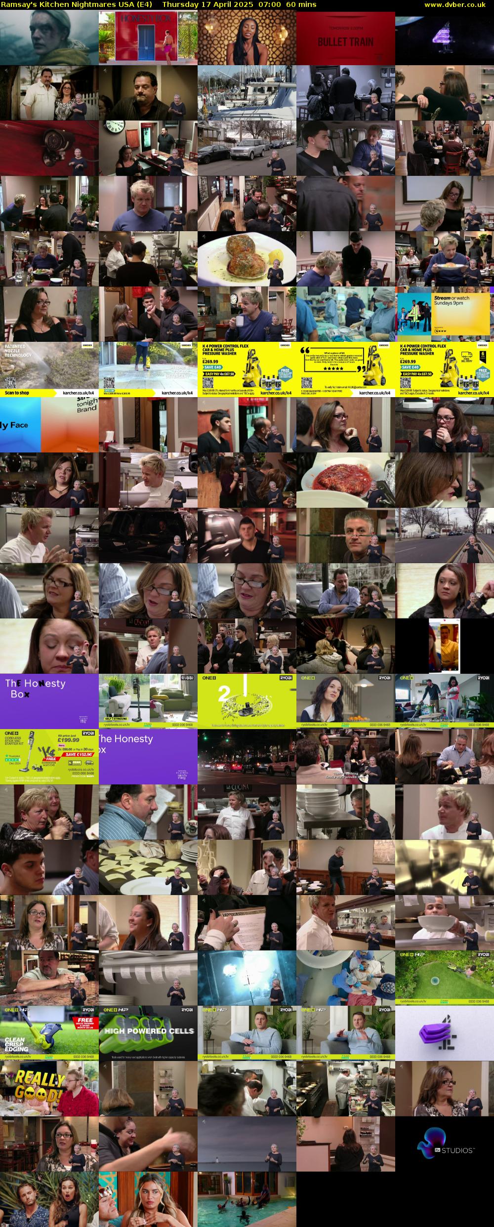 Ramsay's Kitchen Nightmares USA (E4) Thursday 17 April 2025 07:00 - 08:00