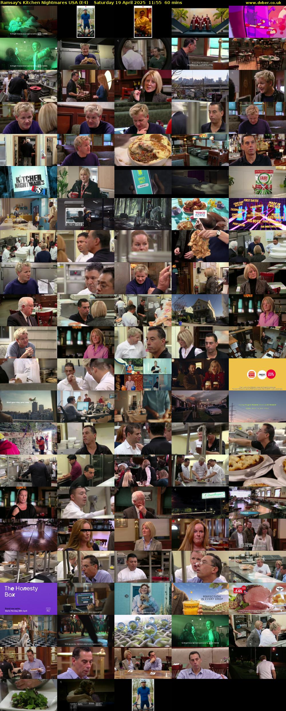 Ramsay's Kitchen Nightmares USA (E4) Saturday 19 April 2025 11:55 - 12:55