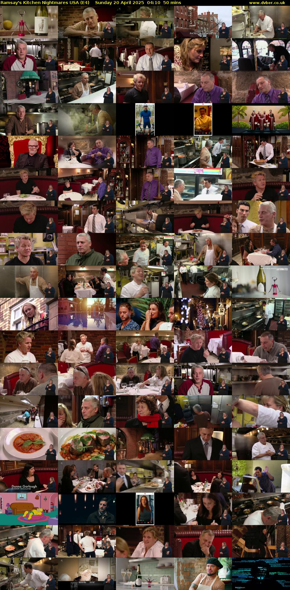 Ramsay's Kitchen Nightmares USA (E4) Sunday 20 April 2025 04:10 - 05:00