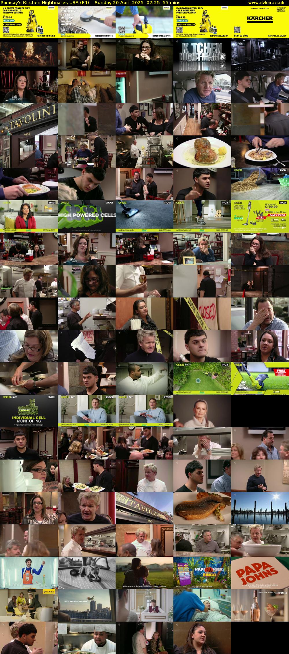 Ramsay's Kitchen Nightmares USA (E4) Sunday 20 April 2025 07:25 - 08:20