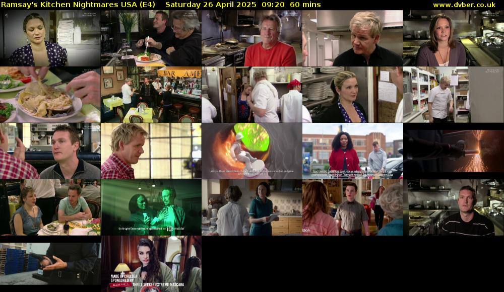 Ramsay's Kitchen Nightmares USA (E4) Saturday 26 April 2025 09:20 - 10:20