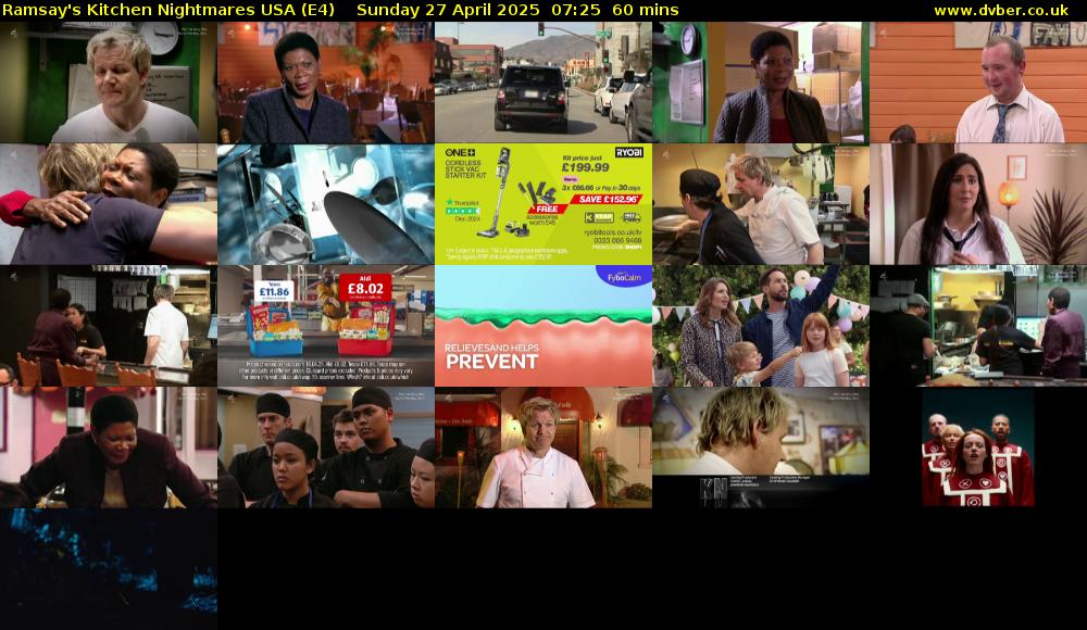 Ramsay's Kitchen Nightmares USA (E4) Sunday 27 April 2025 07:25 - 08:25