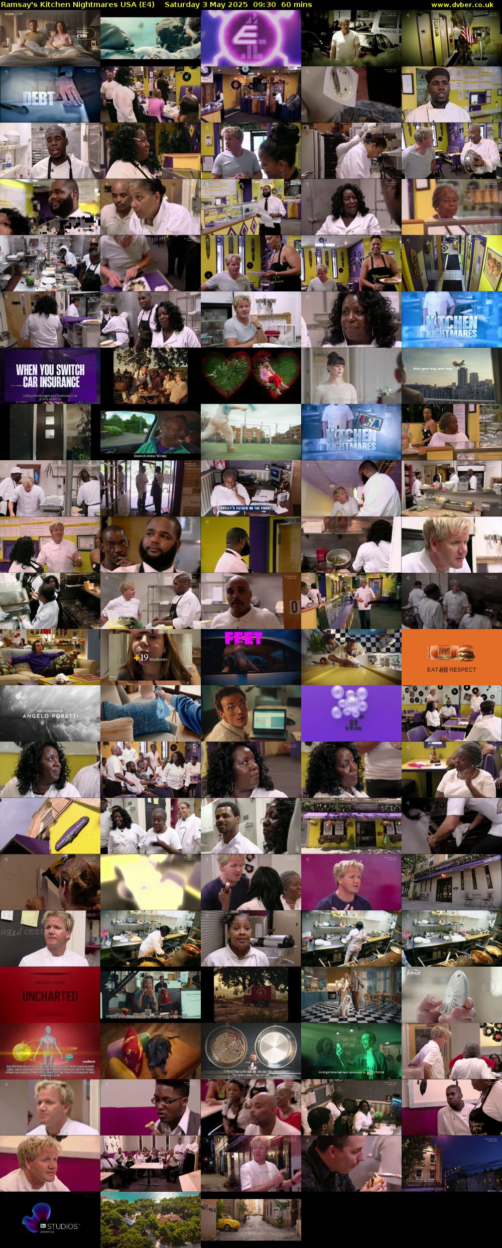 Ramsay's Kitchen Nightmares USA (E4) Saturday 3 May 2025 09:30 - 10:30